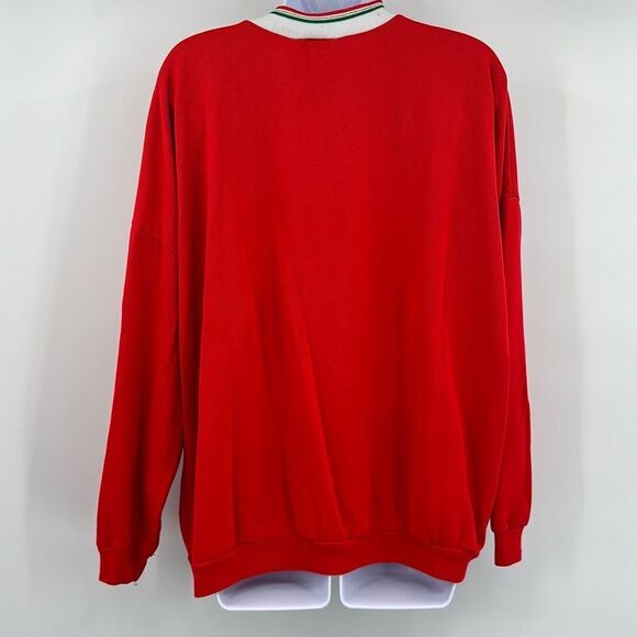 Vintage Christmas Sweatshirt Seasons Greetings - Picture 9 of 11